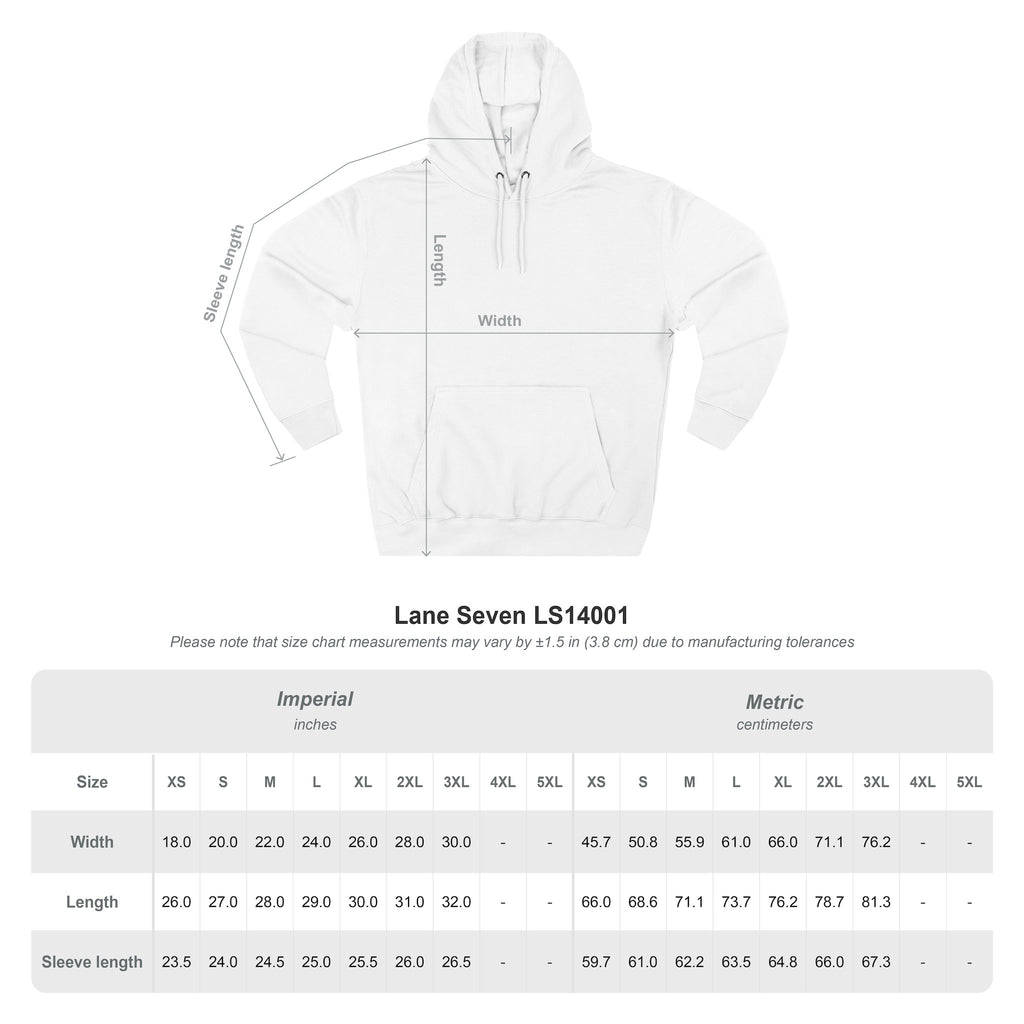Autism Acceptance - Catholic Inclusion Three-Panel Fleece Hoodie