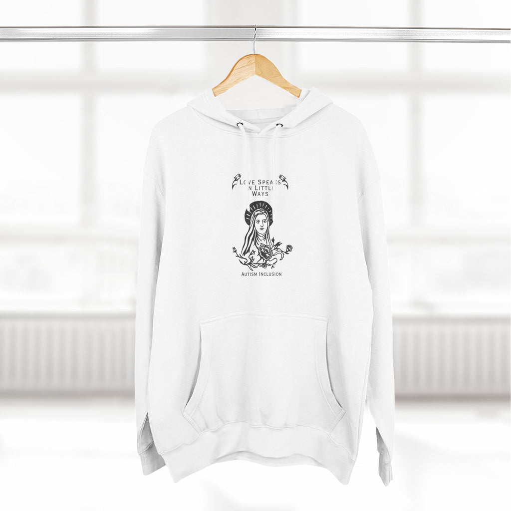 Autism Acceptance - Catholic Inclusion Three-Panel Fleece Hoodie